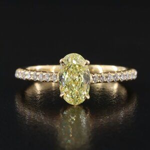 Tiffany & Co. Novo 18K 1.21 CTW IF Fancy Yellow Diamond Engagement Ring